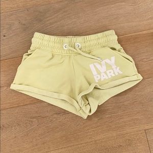 Ivy Park Yellow Shorts